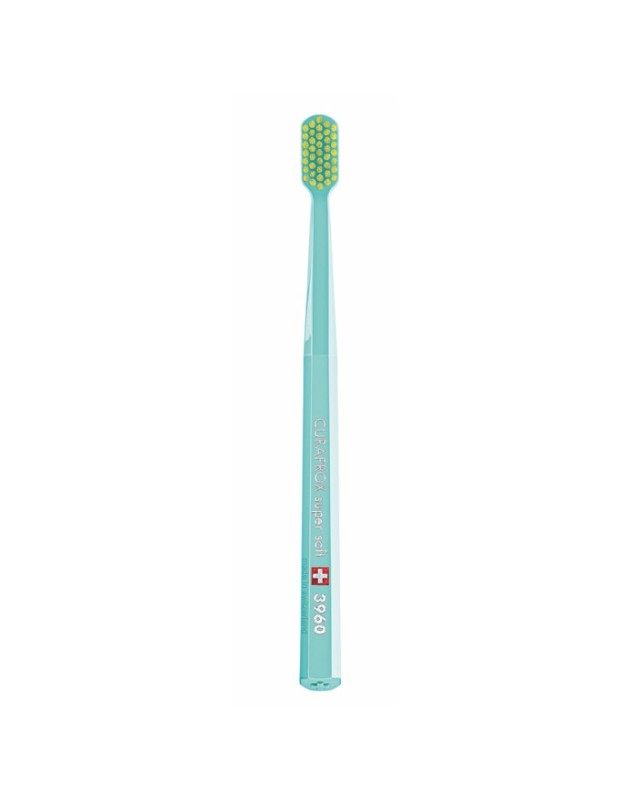 Curaprox 3960 Super Soft Χρώμα Μέντα-Κίτρινο, 1τμχ