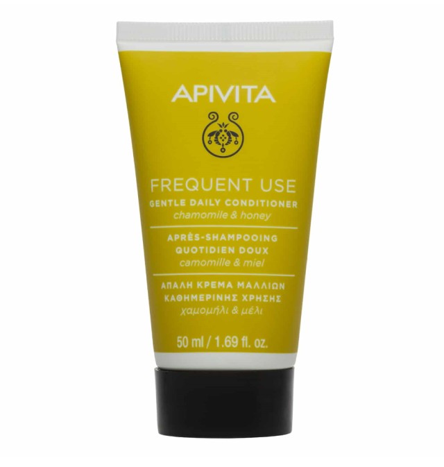 Apivita Gentle Daily Conditioner για Όλους τους Τύπους Μαλλιών με Χαμομήλι & Μέλι 50ml