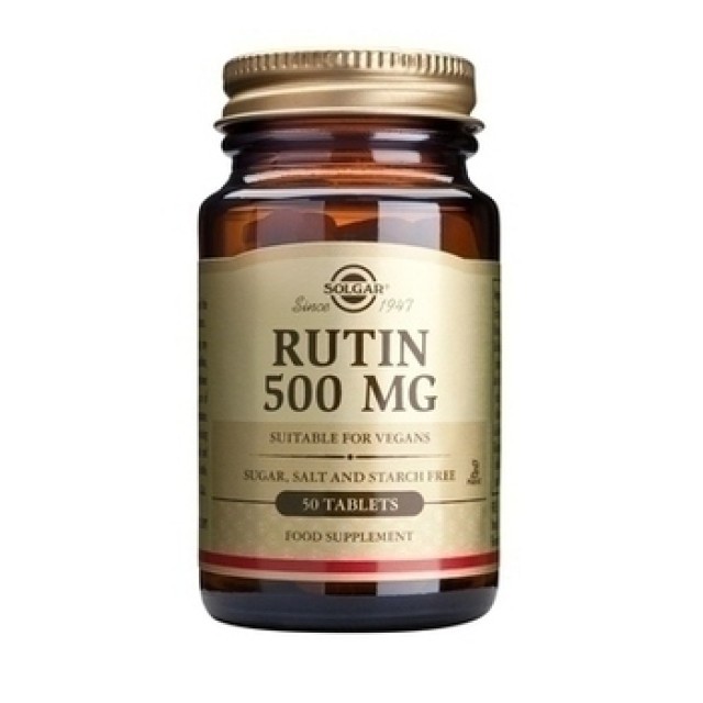 Solgar Rutin 500mg 50 Tablets