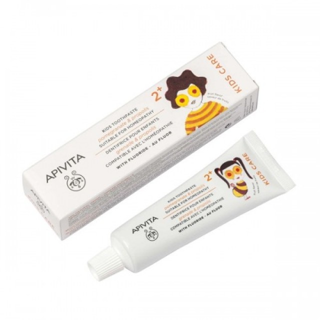 Apivita Οδοντόκρεμα Kids 2+ Ρόδι - Πρόπολη 50ml