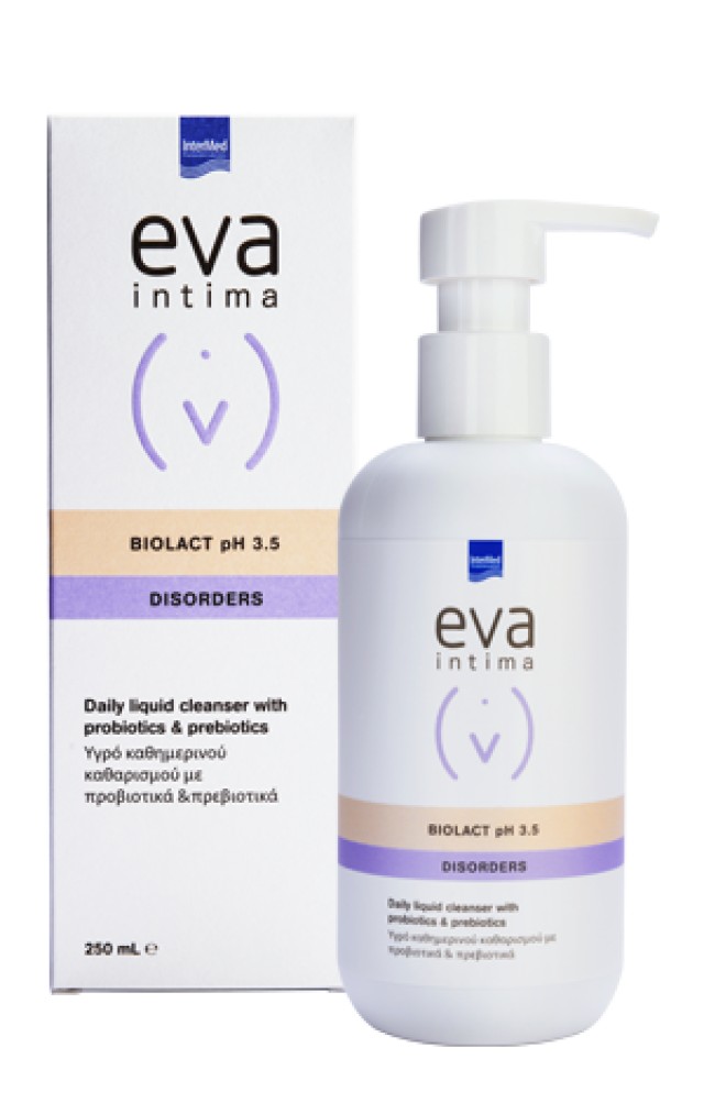 Intermed Eva Intima Biolact pH 3.5 Υγρό Καθημερινού Καθαρισμού 250ml