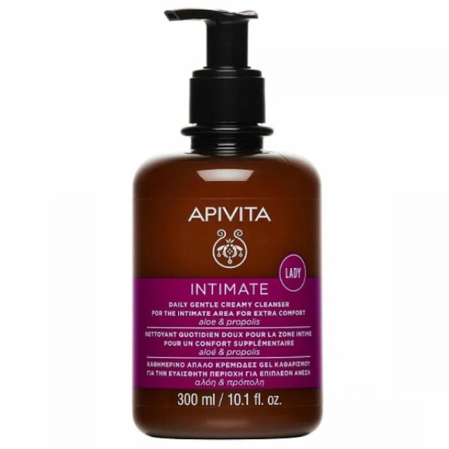 Apivita Intimate Lady Απαλό Υγρό Καθαρισμού για Την Ευαίσθητη Περιοχή με Αλόη & Πρόπολη 300ml