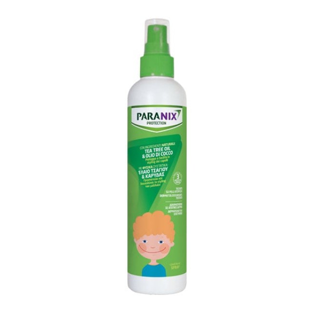 Paranix Protection Αντιφθειρικό Styling Spray με Έλαιο Τσαγιού και Καρύδας για Αγόρια 250ml