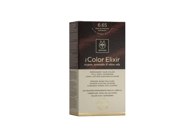 Apivita My Color Elixir 6.65 Βαφή Μαλλιών Έντονο Κόκκινο
