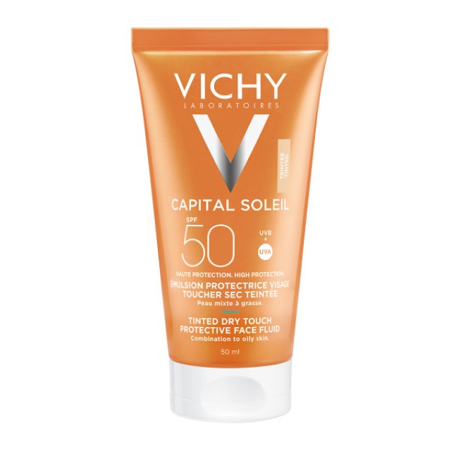 Vichy Ideal Soleil Ματ Αποτέλεσμα με χρώμα SPF50 50ml